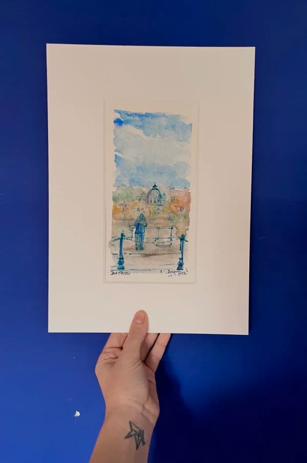 San Pietro watercolor